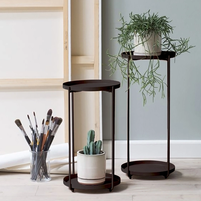 2-Layers Metal Side Table